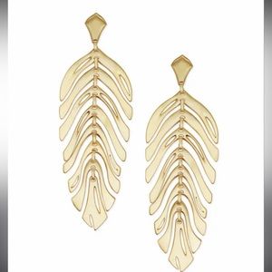 Kendra Scott Louts Statement Earring Gold